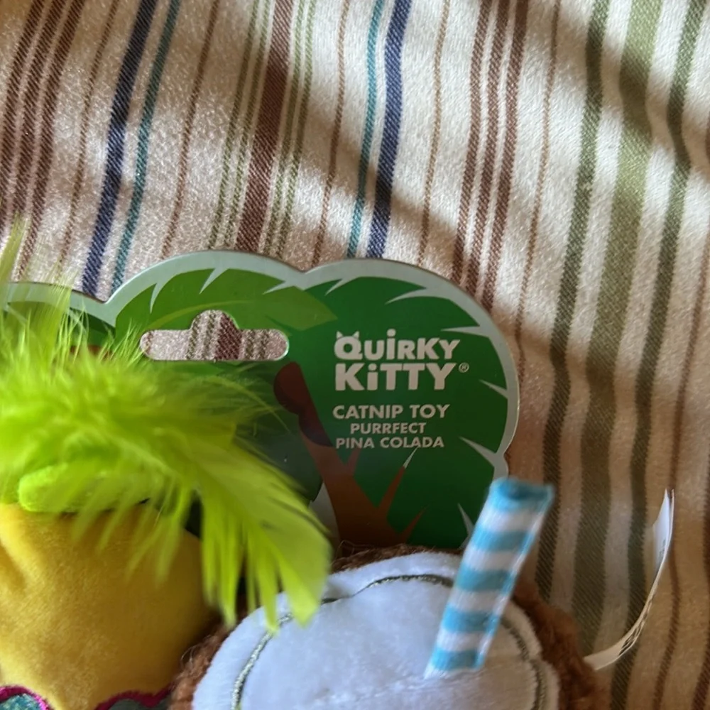 Quirky Kitty Purrfect Pina Colada Catnip Cat Toys